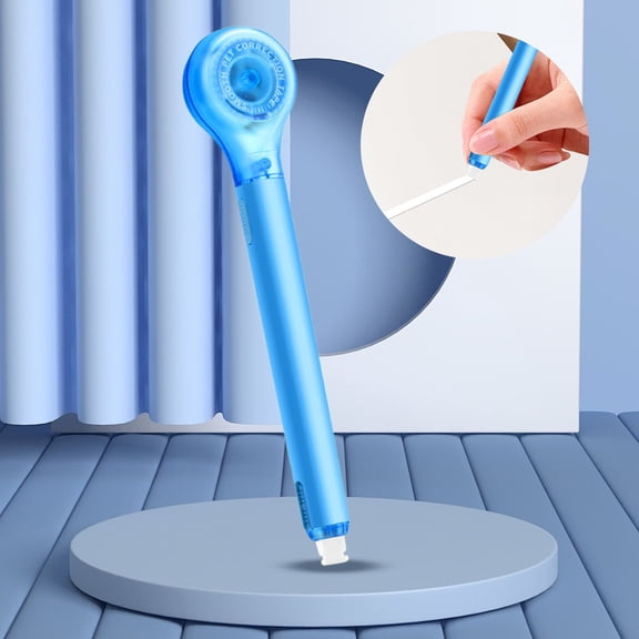 Correction Tape Pen, Push Pull Protective, White Out Tape Roller Strong Coverage Per Roll Quick-Dry Correction Tape for Office Home