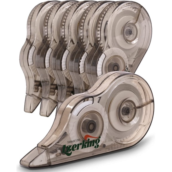 Correction Tape, White, 6-Count, Make Instant Corrections With No Drying Time