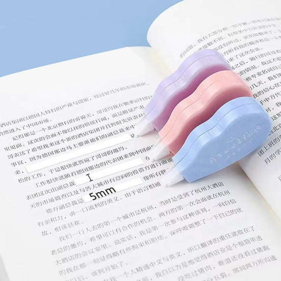 Correction Tape White Out Tape Correct Tape White Out Correction Tape 6Pcs Correction Tape 5mm Morandi Strong Adhesion Easy  High Smoothness White Out Tape For Student