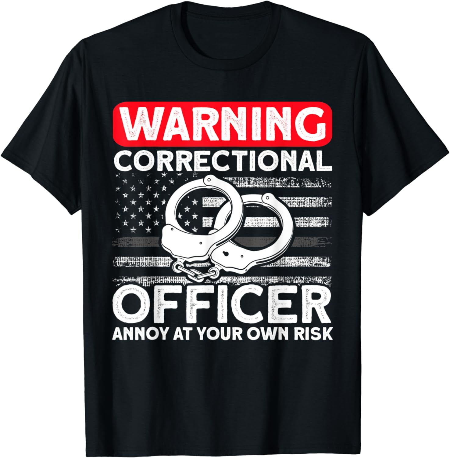 Thin Silver Line Correctional Officer T-Shirt Thin Silver Line Correctional Officer T-Shirt
