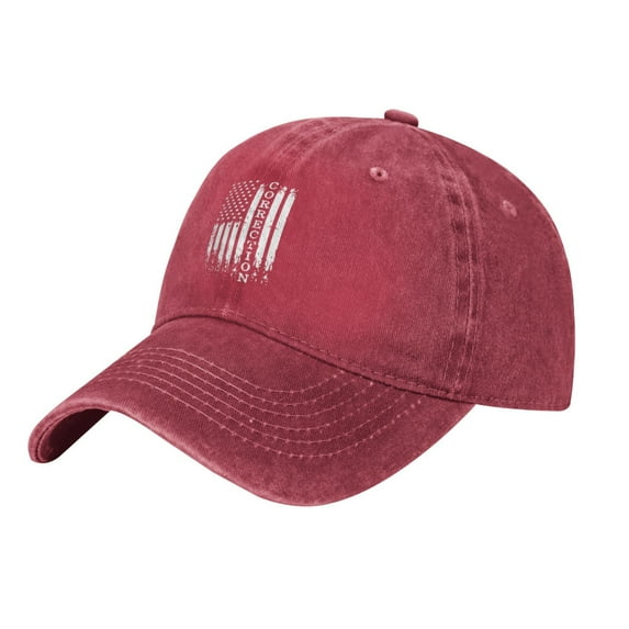 Correctional Officer Flag1 Cowboy Hat Baseball Hat Trucker Hat For Men Women Retro Denim Hats Baseball Cap Dad Hat