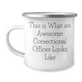 thumbnail image 1 of Correctional Officer Gifts, Funny Quote, Camping Mug, Gifts from Men to Correctional Officer, Perfect for Father's Day Unique Gifts, 1 of 4