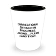 thumbnail image 1 of Correctional Officer in Shot Glass, Correctional officer Present From Team Leader, Special Ceramic Cup For Colleagues, Personalized shot glass gift, Custom shot glass gift, Monogrammed shot glass, 1 of 1