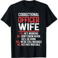 thumbnail image 1 of Correctional Officer Wife Corrections CO T-Shirt, 1 of 5