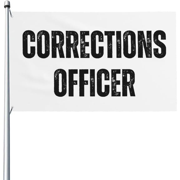 Corrections Officer 3x5 Ft Flags Outdoor Indoor Decoration Procession Banner With 2 Grommets