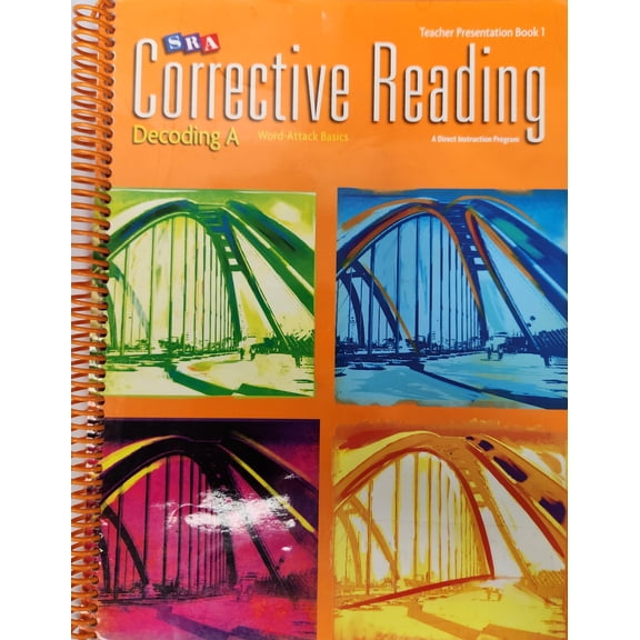 Corrective Reading Decoding Level A, Presentation Book 1 by ENGELMANN ET AL. (Spiral-Bound)