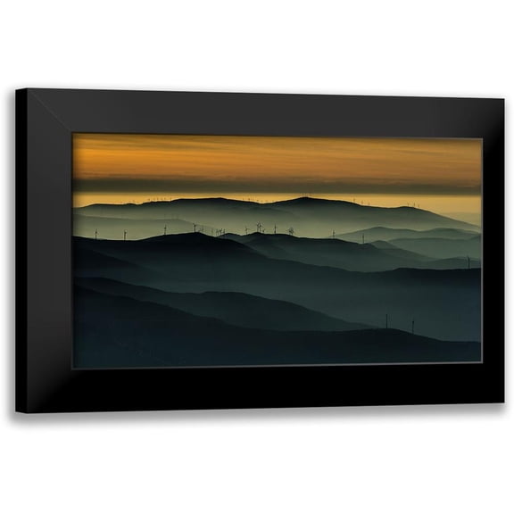 Correia, Rui 14x10 Black Modern Framed Museum Art Print Titled - Below The Horizon