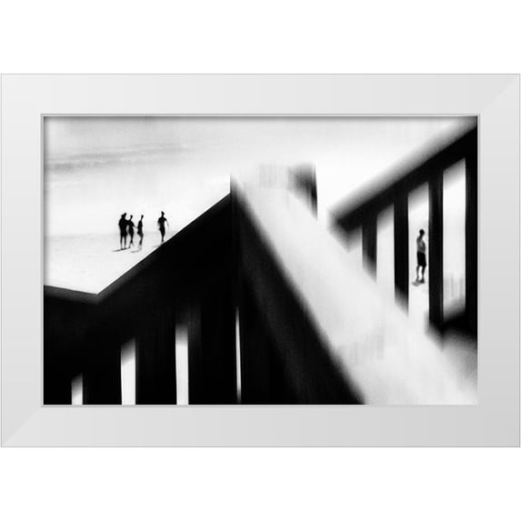 Correia, Rui 14x11 White Modern Wood Framed Museum Art Print Titled - No Second Chance