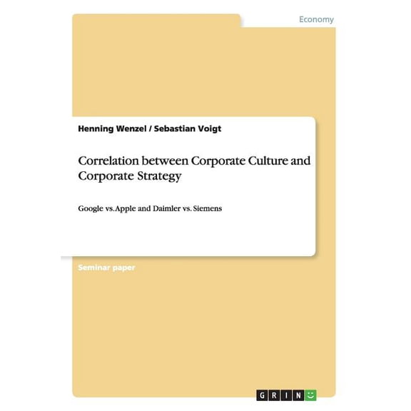 Correlation Between Corporate Culture and Corporate Strategy
