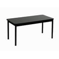 thumbnail image 1 of Correll 24"W x 48"D Deluxe High Pressure Library Table in Black Granite, 1 of 6