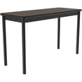 thumbnail image 1 of Correll 24"W x 72"D Deluxe  High Pressure Lab Table in Walnut, 1 of 6