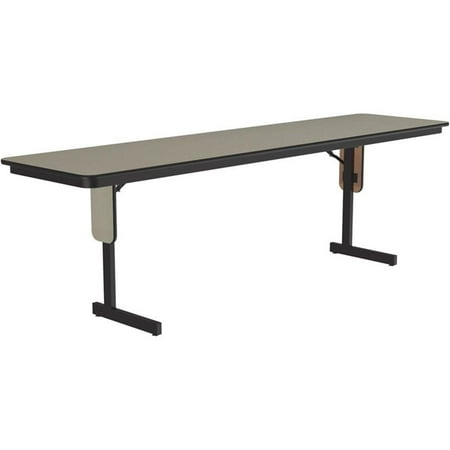 Correll 3/4" High Pressure Folding Seminar Table Panel Leg Savannah Sand Natural