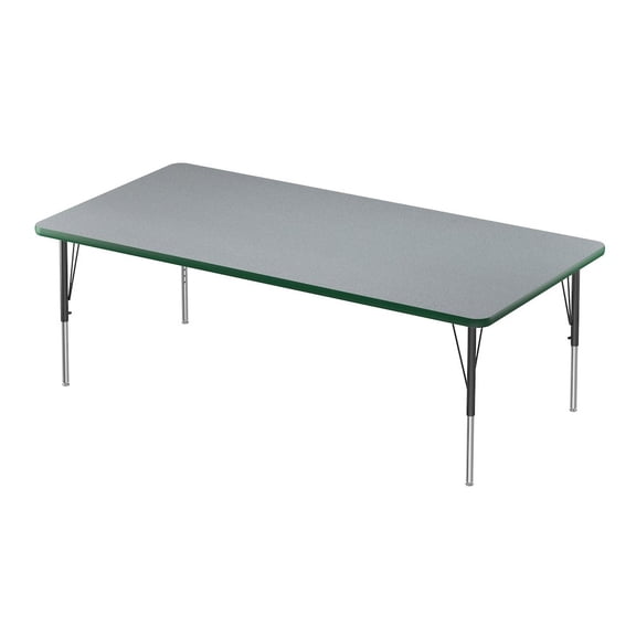 Correll 36"W Commercial Laminate Wood Top Activity Table in Gray Granite