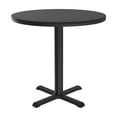 thumbnail image 1 of Correll 42" Round Commercial Laminate Cafe and Breakroom Table in Black Granite, 1 of 22