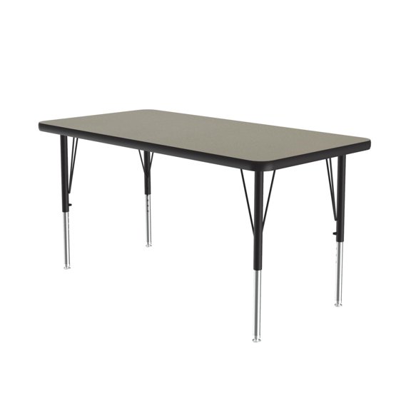 Correll A2448-RECS-54 1.25 in. High Pressure Top Rectangular Activity Tables, Savannah Sand - 24 x 48 in.