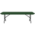 thumbnail image 1 of Correll 22-32" Adjustable Height Heavy Duty Blow-Molded Folding Table in Green, 1 of 3