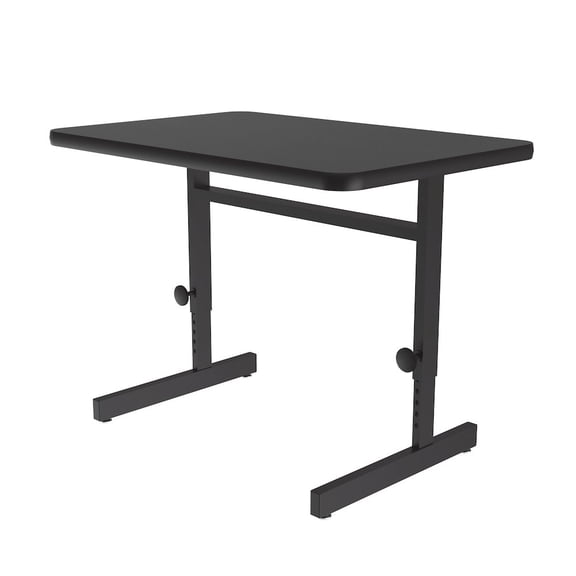 Correll Adjustable Height Commercial Laminate Top Computer/Student Desks 24x36"