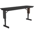 thumbnail image 1 of Correll Adjustable Height 3/4" High Pressure Folding Seminar Table Black Granite, 1 of 10