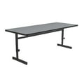 thumbnail image 1 of Correll Adjustable Height Commercial Laminate Top Computer/Student Desks 30x60" RECTANGULAR, GRAY GRANITE BLACK, 1 of 19