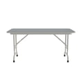 thumbnail image 1 of Correll Adjustable Height Thermal Fused Laminate Top Folding Table 24x48", 1 of 23