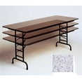 thumbnail image 1 of Correll Cfa2460M-15 Melamine Top Folding Tables - Adjustable Height - Gray Granite, 1 of 4