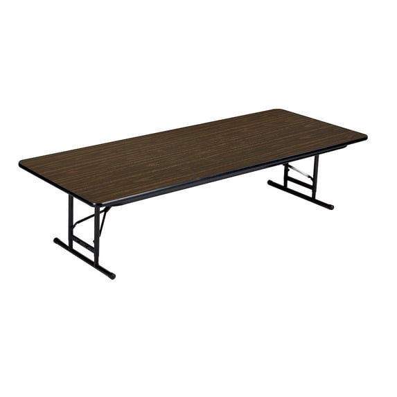 Correll Adjustable Height High Pressure Top Folding Table 30x96"