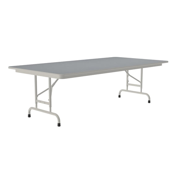 Correll Adjustable Height High Pressure Top Folding Table 36x96"