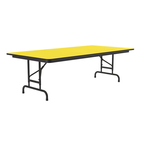 Correll Adjustable Height High Pressure Top Folding Table 36x96"