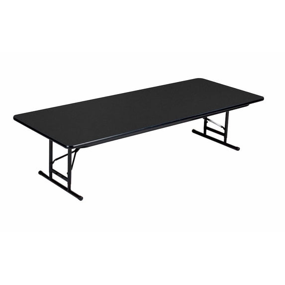 Correll Adjustable Height High Pressure Top Folding Table 36x96"