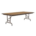 thumbnail image 1 of Correll Adjustable Height Thermal Fused Laminate Top Folding Table 36x72", 1 of 23