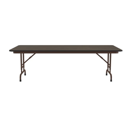 Correll Adjustable Height Thermal Fused Laminate Top Folding Table 36x72"