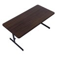 thumbnail image 1 of Correll CSA2460-51 Adjustable Height 1.25 in. High Pressure Rectangular Top Computer & Training Tables&#44; Williamsburg Walnut - 24 x 60 in., 1 of 1