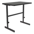 thumbnail image 1 of Correll CST 24" x 36" Metal Adjustable Standing Workstation in Driftwood, 1 of 7