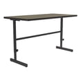 thumbnail image 1 of Correll CST 30" x 60" Metal Adjustable Standing Workstation in Colonial Hickory, 1 of 7