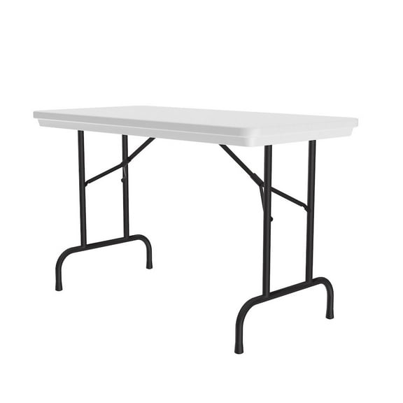 Correll Commercial Blow-Molded Plastic Folding Table 24x48"
