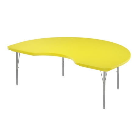 Correll Plastic Top Activity Tables With Yellow Finish AR4872-KID-28-14