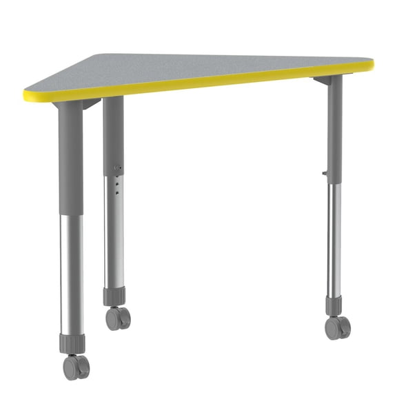 Correll Commercial Lamiante Top Collaborative Desk with Casters 41x23"