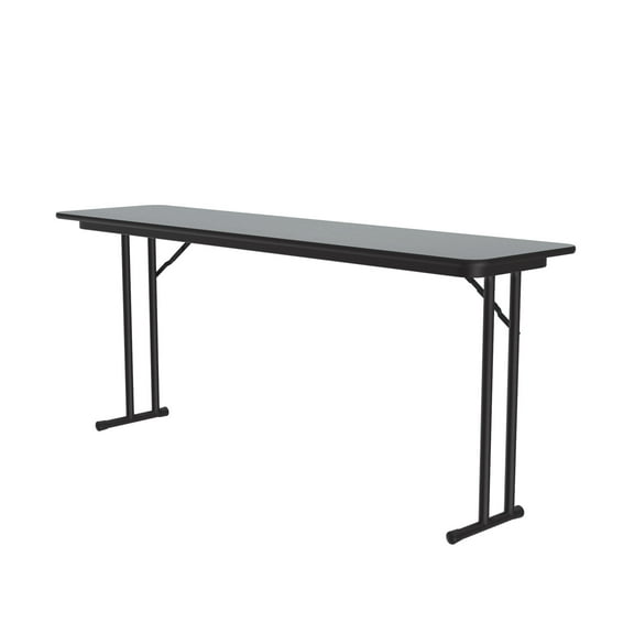 Correll Commercial Laminate 18" x 72" Folding Off-Set Leg Seminar Table - ST1872TF