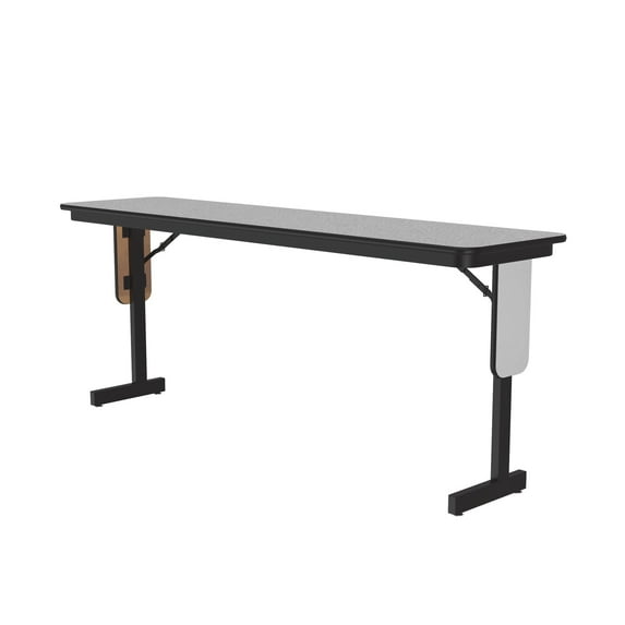 Correll Commercial Laminate 18" x 96" Folding Panel Leg Seminar Table - SP1896TF