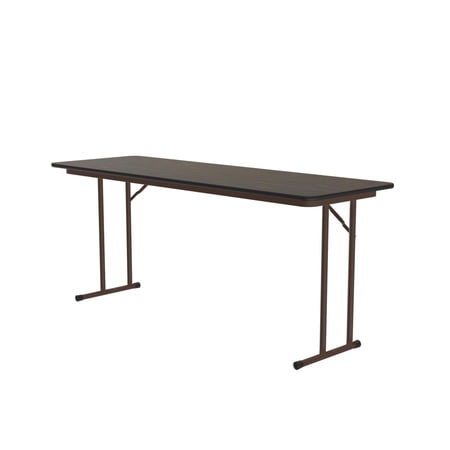 Correll Commercial Laminate Folding Seminar Table with Off-Set Leg 24x72"