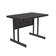 thumbnail image 1 of Correll Cs2436-07 High Pressure Top Computer Keyboard Height Work Station 26 Inch - Black Granite, 1 of 18