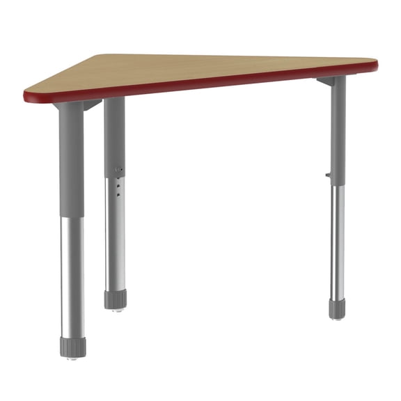 Correll Collaborative Desk With Fusion Maple Finish AD3041-WING-16-13-35