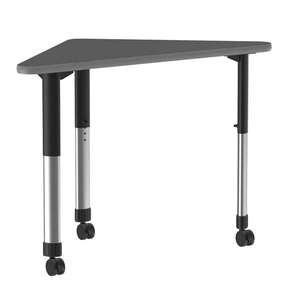 Correll Collaborative Desk With Black Granite Finish AD3041-WING-07-09-13-CK