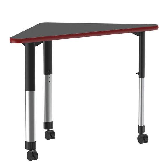 Correll Deluxe High Pressure Collaborative Desk with Casters 41x23"