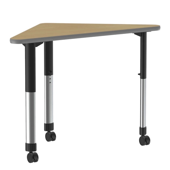 Correll Deluxe High Pressure Collaborative Desk with Casters 41x23"