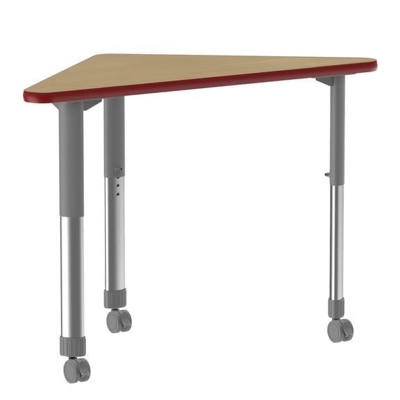 Correll Deluxe High Pressure Collaborative Desk with Casters 41x23"