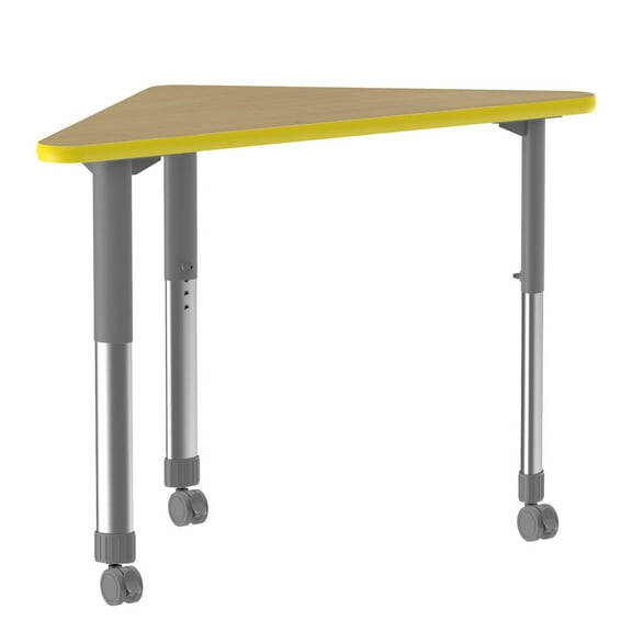 Correll Deluxe High Pressure Collaborative Desk with Casters 41x23"