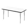 thumbnail image 1 of Correll Activity Tables With White And Black Finish A2448-REC-36-14-09, 1 of 6