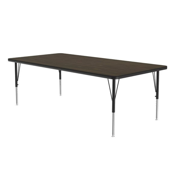 Correll A3660-REC 1 .25 High Pressure Top Activity Tables, WALNUT