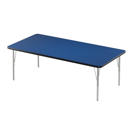 Correll Activity Tables With Blue And Black Finish A3672-REC-37-14-09
